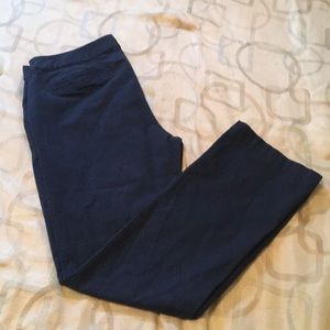 Old Navy Bootcut Chinos Navy Blue